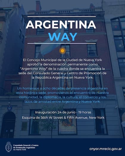 El comunicado oficial del Consulado