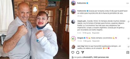 El comunicador Víctor Fratto recordó a la boxeadora
