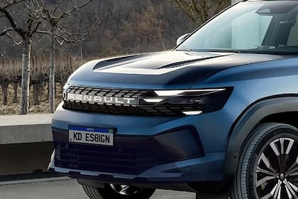 El concepto diseñado por el sitio KDesign sobre como sería el Renault Boreal