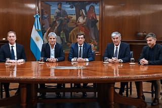 Diego Santilli y Luis Caputo se reunieron con el gobernador de Jujuy