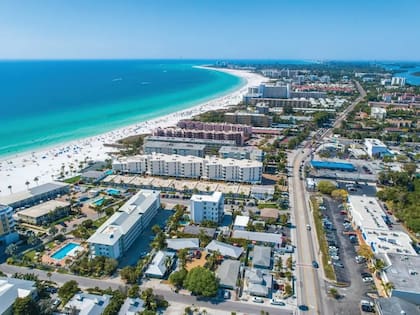 El condado de Sarasota, al oeste del estado de Florida