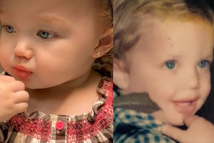 El conducto comparó una foto de él con la de su hija (Foto Instagram @santidelmoro)