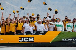 El británico Andy Green alcanza otro récord de velocidad, ahora en un auto de hidrógeno