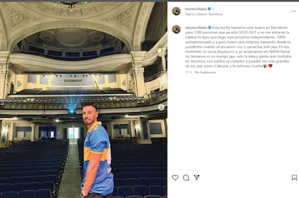 El conductor compartió fotos de la travesía