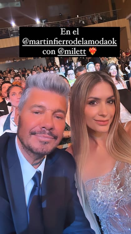 El conductor compartió una foto junto a su pareja en la gala