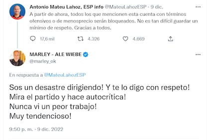 El conductor cuestionó el arbitraje del español.