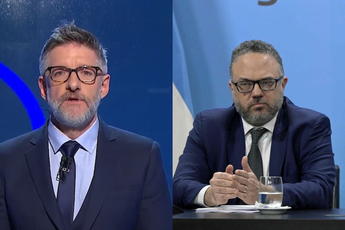 El conductor de Animales sueltos cuestionó los dichos del ministro de Desarrollo Productivo en el programa y expresó: "Le doy respetuosamente mi opinión: es otro país el que yo veo en la calle"
