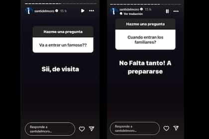 El conductor de Gran Hermano dio nueva información sobre cómo seguirá el juego (Captura Instagram @santidelmoro)