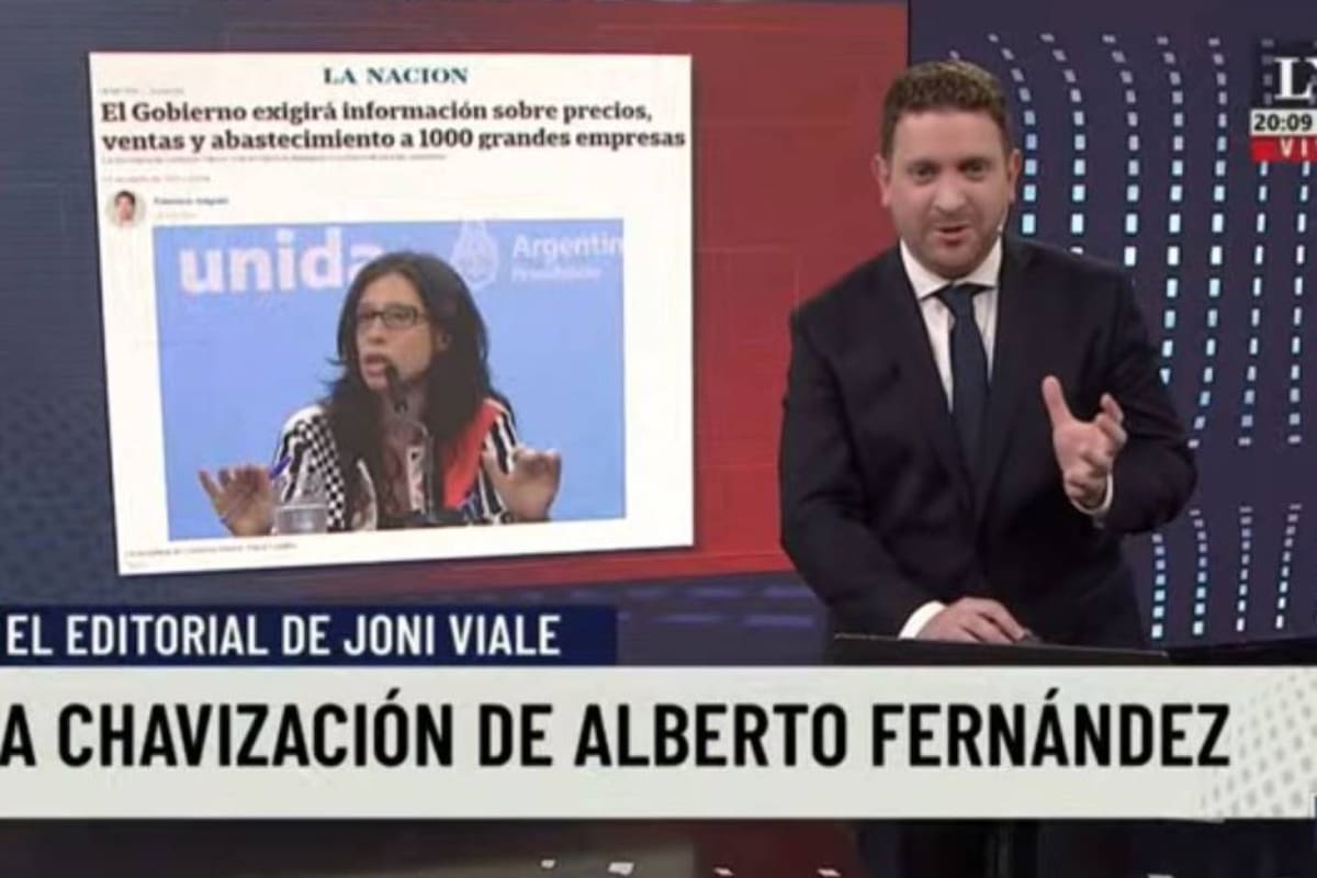 El conductor de LN+ se refirió a la idea que tiene el Gobierno de controlar precios y ventas de unas 1000 empresas argentinas