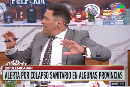 El conductor de Polémica en el bar habló de "mezquindad política" a la hora de analizar la reacción del público a la apertura de los bares al aire libre en medio de la pandemia