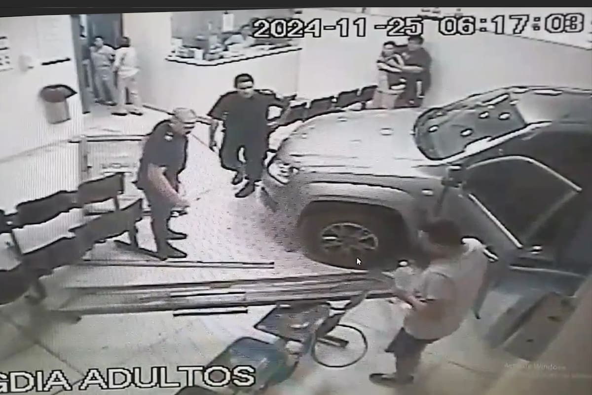 El conductor de una camioneta se metió en la guardia del Hospital de Boulogne