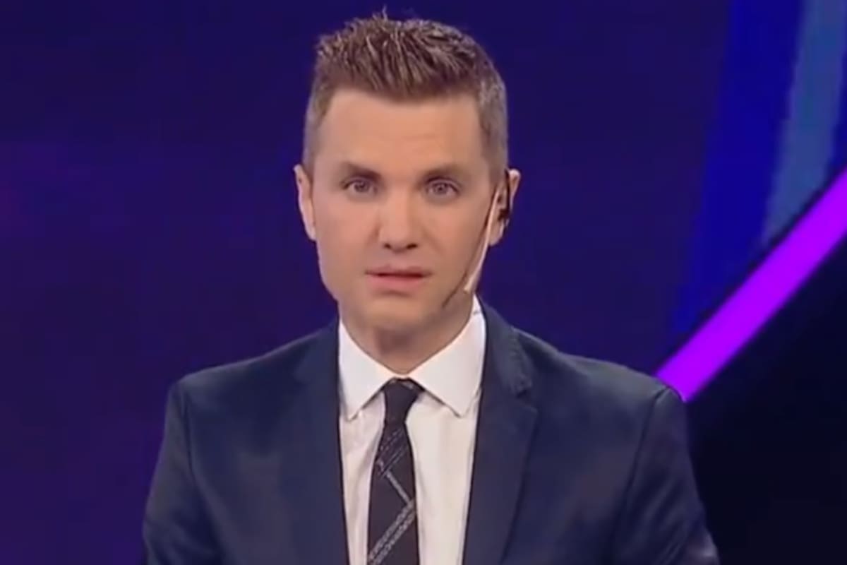 El conductor del reality show Gran Hermano, Santiago del Moro.