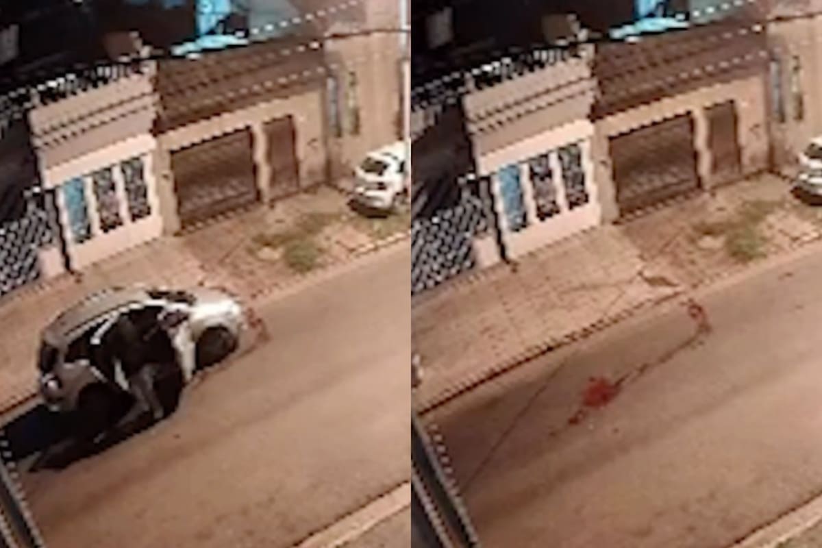 El conductor evitó el robo atropellando al ladrón