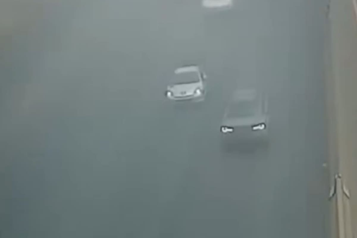 El conductor manejó de forma imprudente