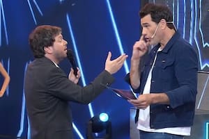 El conductor se acercó a Hernán Drago y el modelo tuvo una inesperada reacción (Foto: Captura de video)