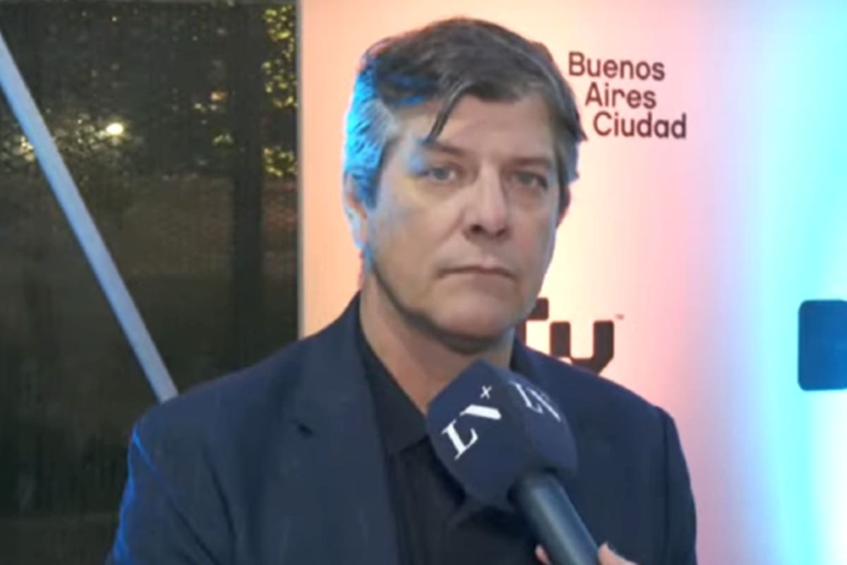 El conductor y empresario Mario Pergolini en LN+