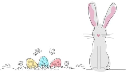 El conejito de Pascua es un símbolo muy fuerte en estas fechas