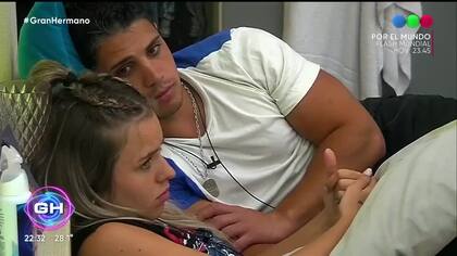 El Conejo junto a Coti, su pareja dentro de la casa