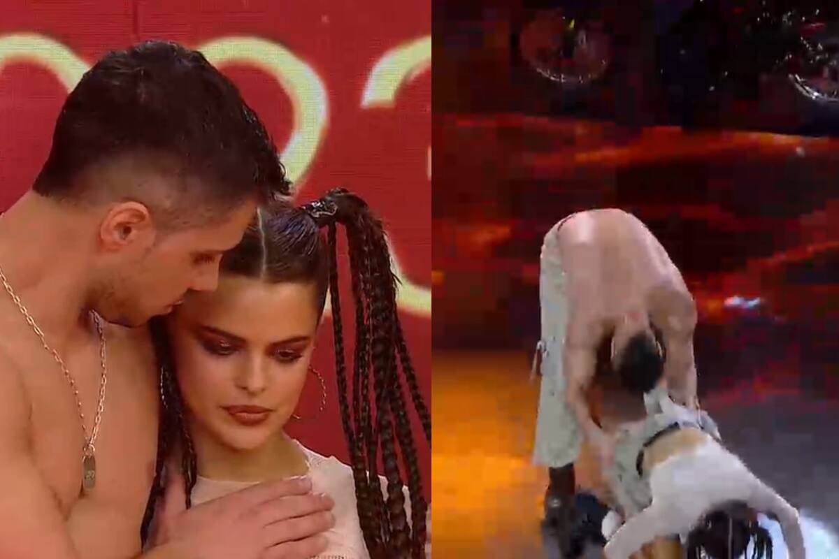 El Conejo y su bailarina fallaron en el final de su coreografía en el Bailando