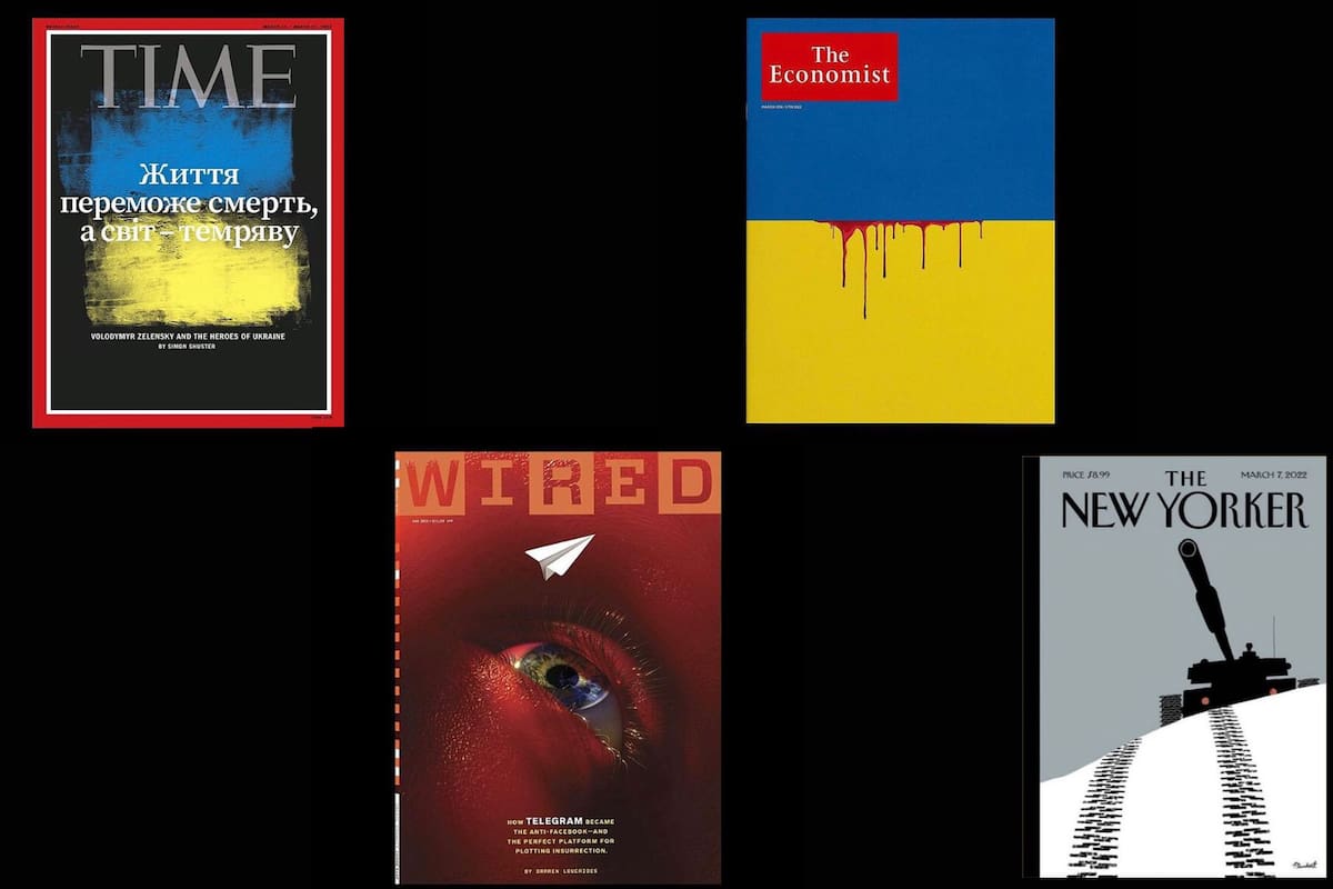 El conflicto reflejado en las tapas de las revistas
