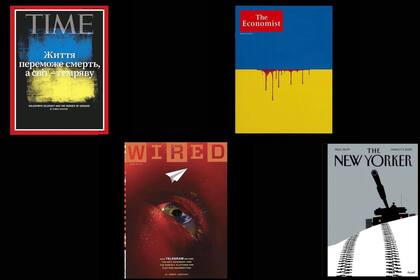 El conflicto reflejado en las tapas de las revistas