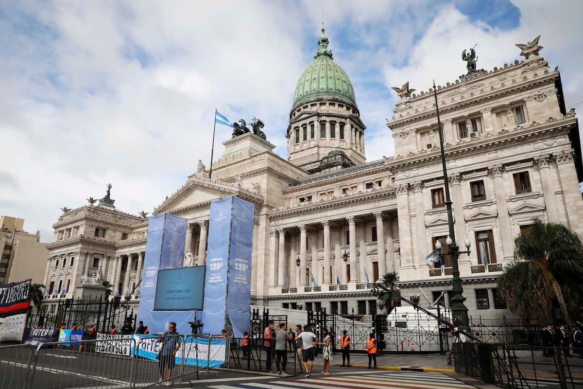 El Congreso de La Nación preparado para la apertura de las sesiones legislativas