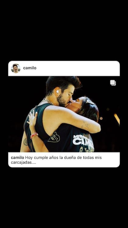 El conmovedor mensaje de Camino a Evaluna en su cumpleaños