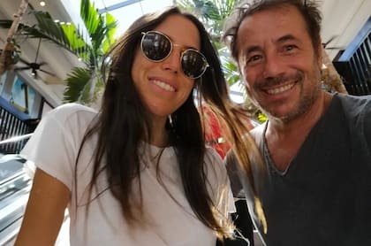Ricky Sarkany junto a su hija Sofía, que murió a los 31 años