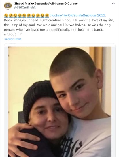 El conmovedor posteo de Sinéad para su hijo