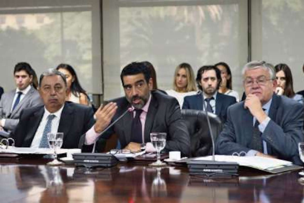 El consejero Rodolfo Tailhade, durante el dabate