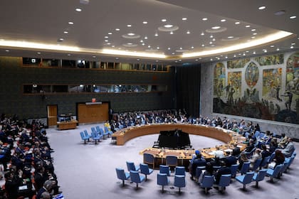 El Consejo de Seguridad de las Naciones Unidas en la sede de ese organismo, el 26 de mayo del 2026. (AP foto/Seth Wenig)