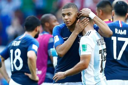 El consuelo de Kylian Mbappé, el verdugo francés, para el Kun Agüero