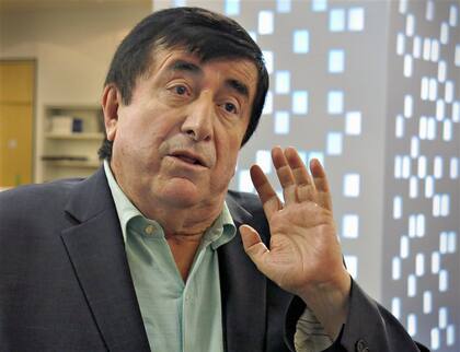 El consultor Durán Barba, ayer, en LA NACION pm