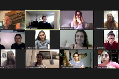 El contacto virtual de las jugadoras del seleccionado con Matías Lammens y Gerardo Werthein