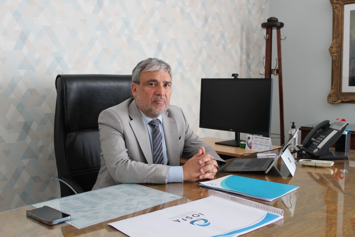 El contador Roberto Fiochi, presidente del Instituto Obra Social de las Fuerzas Armadas y de Seguridad (Iosfa)