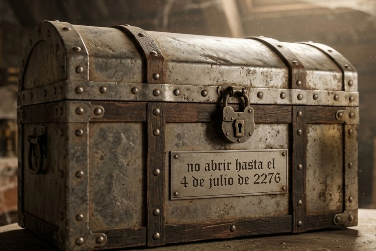 El contenido de la capsula de tiempo que elaboró EE.UU. para celebrar los 250 años de la Declaración de Independencia
