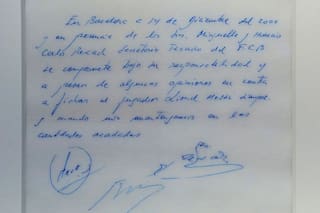La historia de la servilleta en la que Jorge Messi y el Barcelona firmaron el primer contrato de Lionel