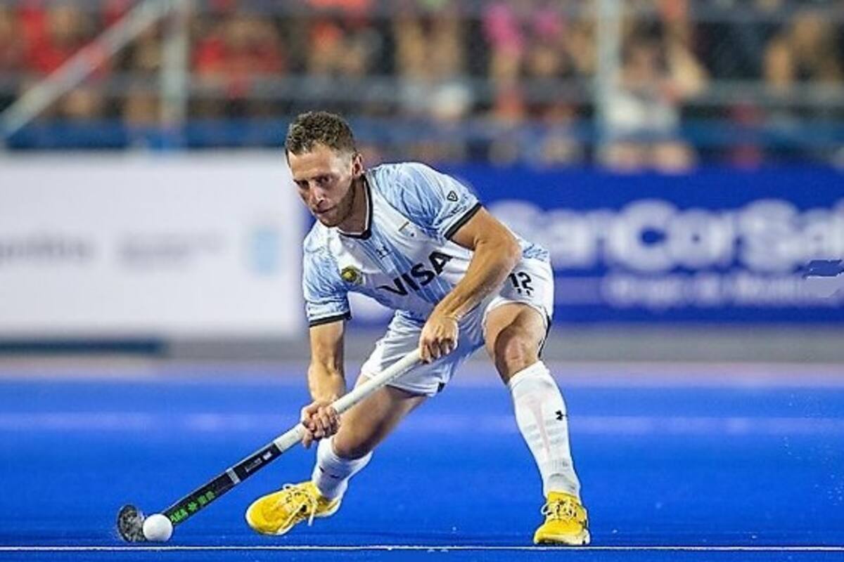 El control de Lucas Vila, campeón olímpico con el seleccionado de hockey en Río 2016
