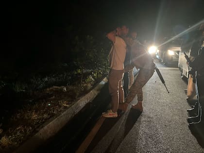 El control en el camino a la megacárcel de El Salvador