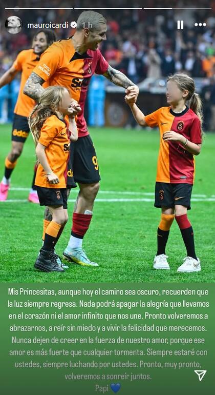 El contundente descargo de Mauro Icardi (Captura: Instagram @mauroicardi)