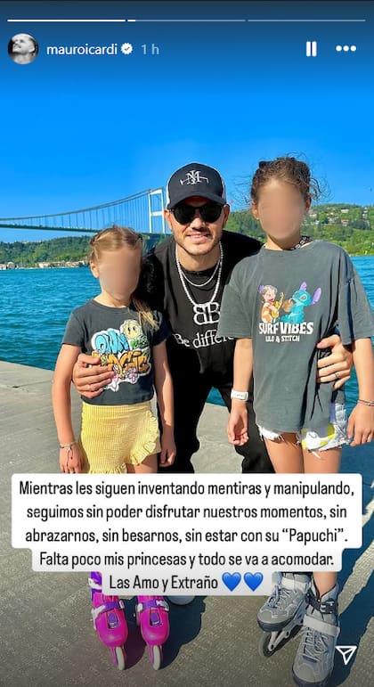 El contundente descargo de Mauro Icardi (Captura: Instagram @mauroicardi)