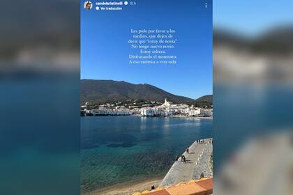 El contundente pedido de Cande Tinelli respecto a los rumores de un nuevo romance (Foto: Instagram @candelariatinelli)