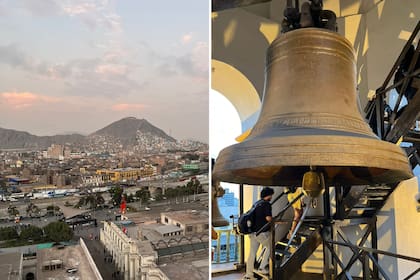El convento de Santo Domingo cuenta con el campanario más alto de Lima y desde allí es posible apreciar toda la ciudad.