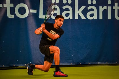 El cordobés Pedro Cachin, debutante en el equipo argentino de Copa Davis en Finlandia