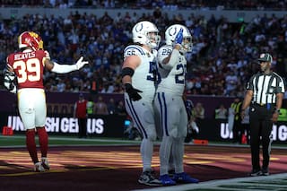 Colts vencen 30-13 en Londres a los Commanders que perdieron a Mariota en el primer periodo