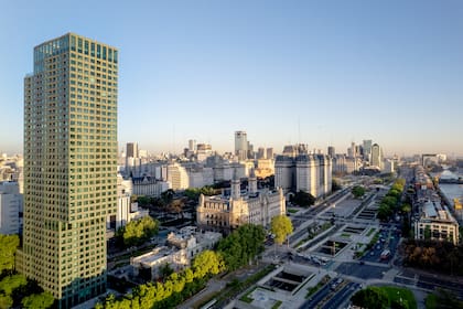 El corredor Huergo suma una torre que cambia la zona