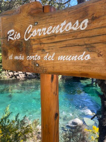 El Correntoso es el río más corto del mundo.