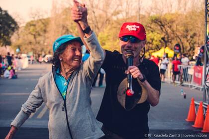 "El correr te vuelve más tolerante, tenés el dolor del umbral bastante alto".