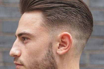 El corte de pelo en degradé, con y sin rayas, es uno de los más buscados por los hombres