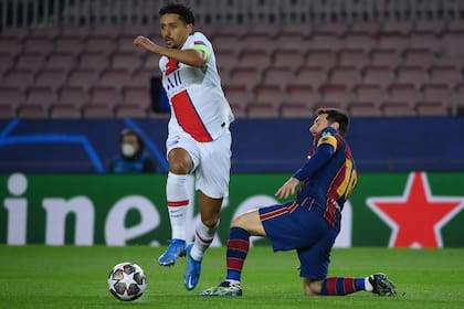 Messi, al piso: el rosarino ocupa el segundo lugar en una estadística defensiva entre los delanteros de las mejores cinco ligas de Europa; sólo lo supera el polaco Robert Lewandowski.